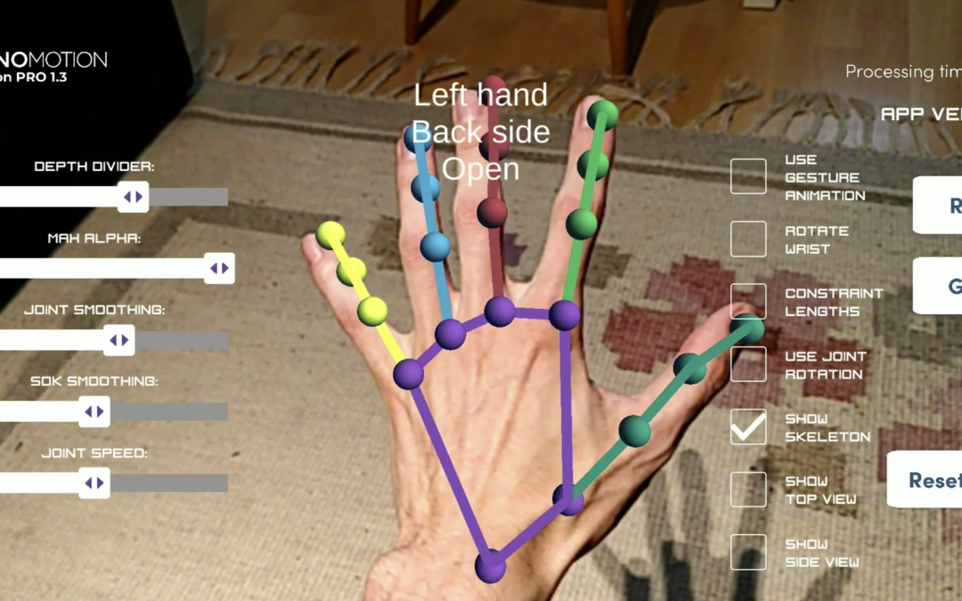 Sommarjobb skapade realistisk simulering av en handske i Augmented Reality